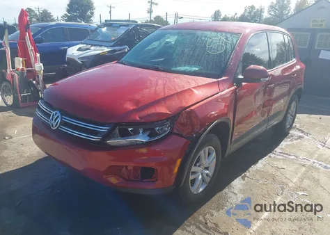 2014 Volkswagen Tiguan S z USA, uszkodzony, nr VIN WVGAV3AX2EW050613